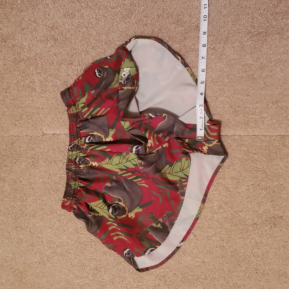 BOA Men's Slothster Print Elite Print Running Shorts - Picture 13 of 14